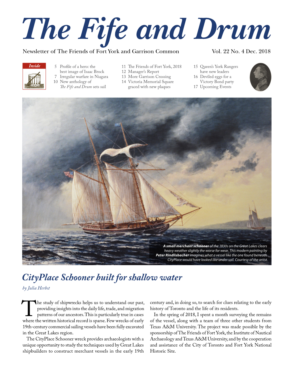 The Fife and Drum, Dec 2018, V. 22 No. 4