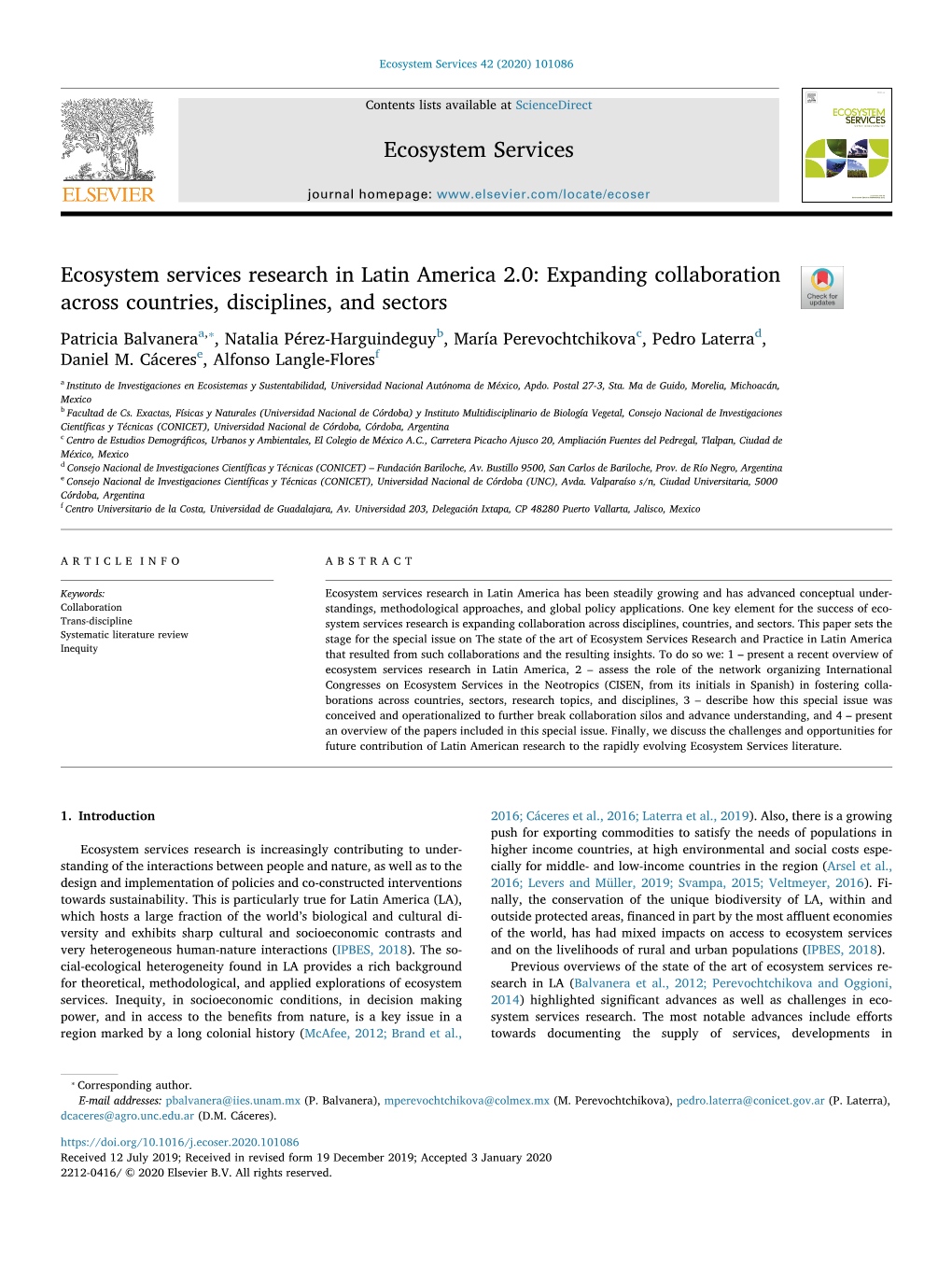 2020-Balvanera-Et-Al-Ecosystem-Services