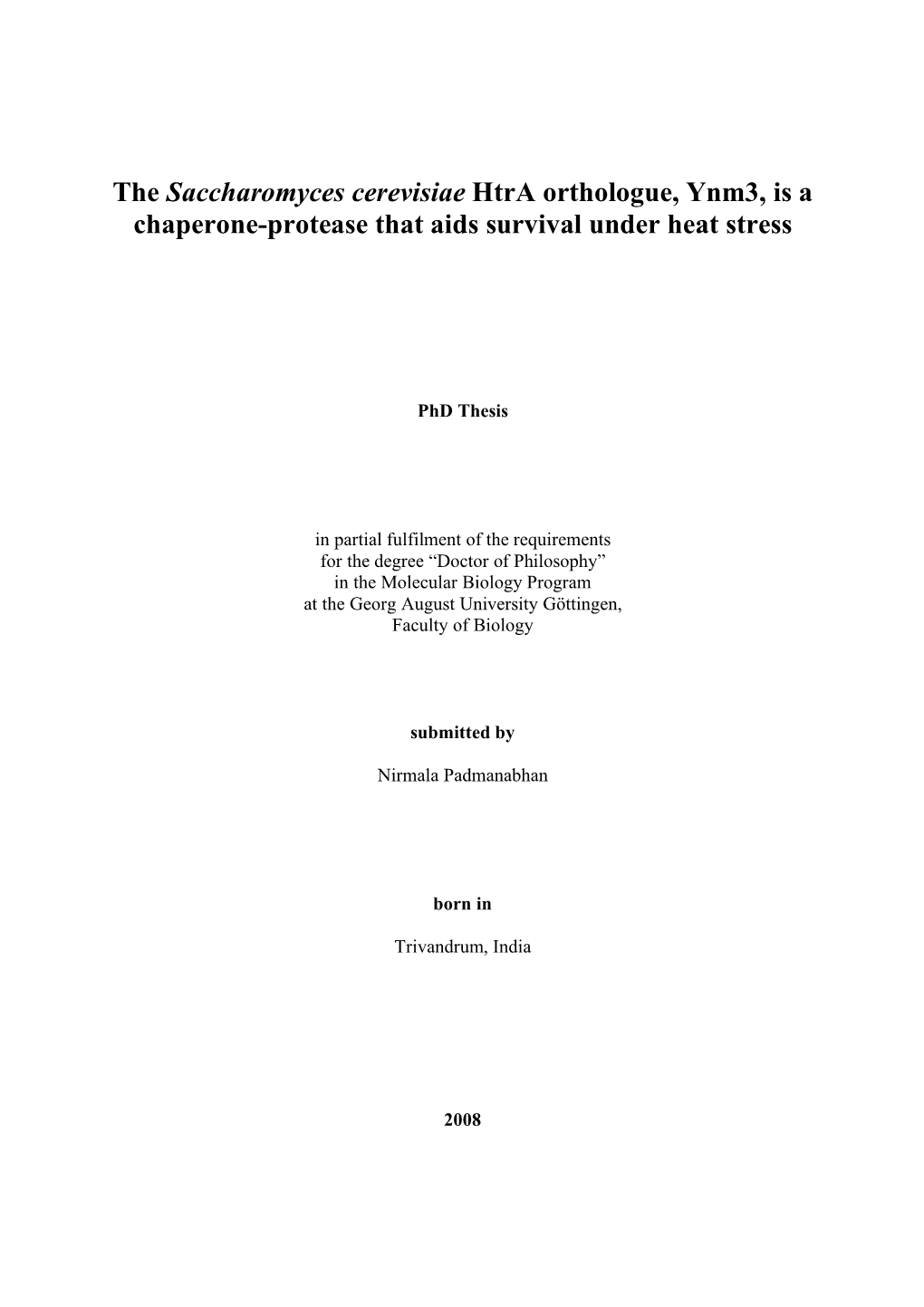 Nirmala Padmanabhan-Phd Thesis