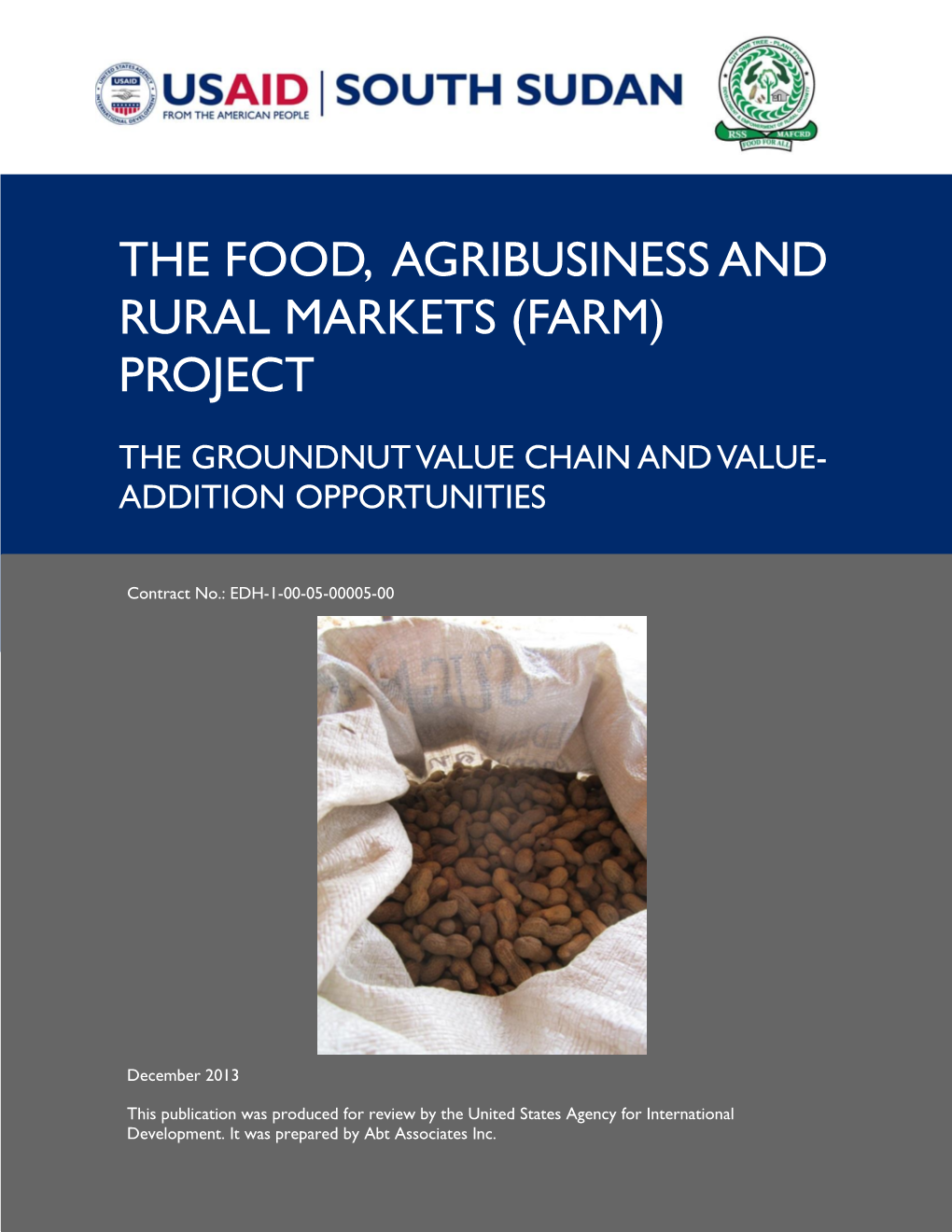 The Food, Agribusiness and Rural Markets (Farm) Project