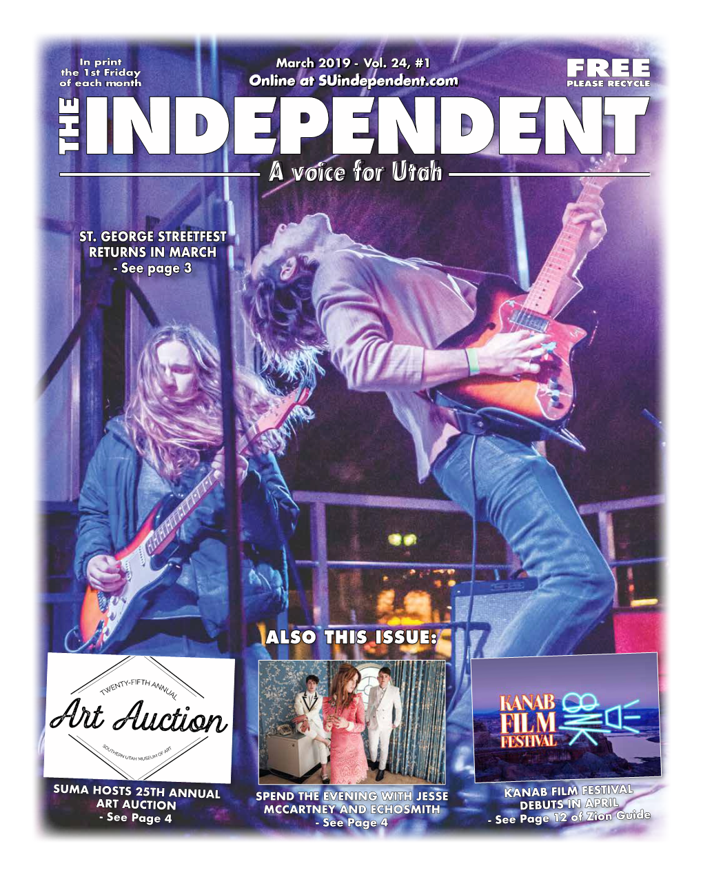 Click Here to Download the Independent March 2019 (.PDF)
