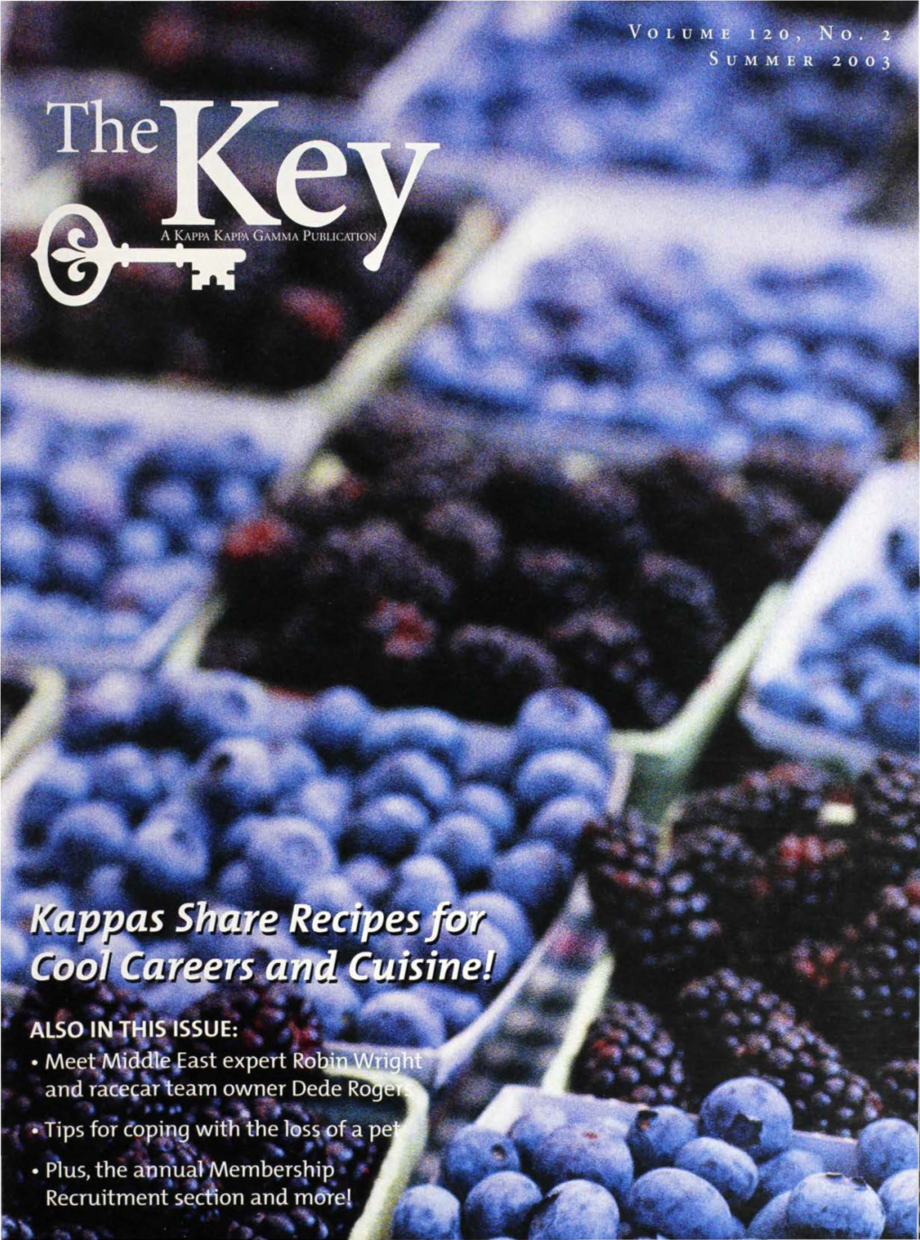 THE KEY VOL 120 NO 2 SUMMER 2003.Pdf