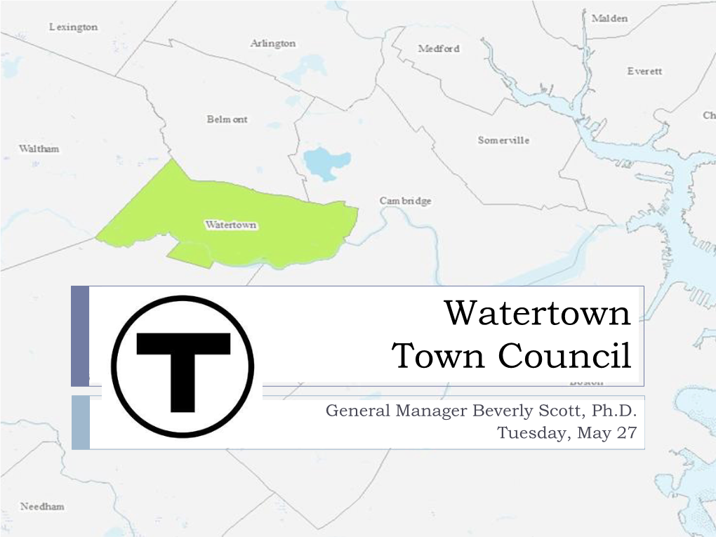 Watertown Town Council Meeting Breif