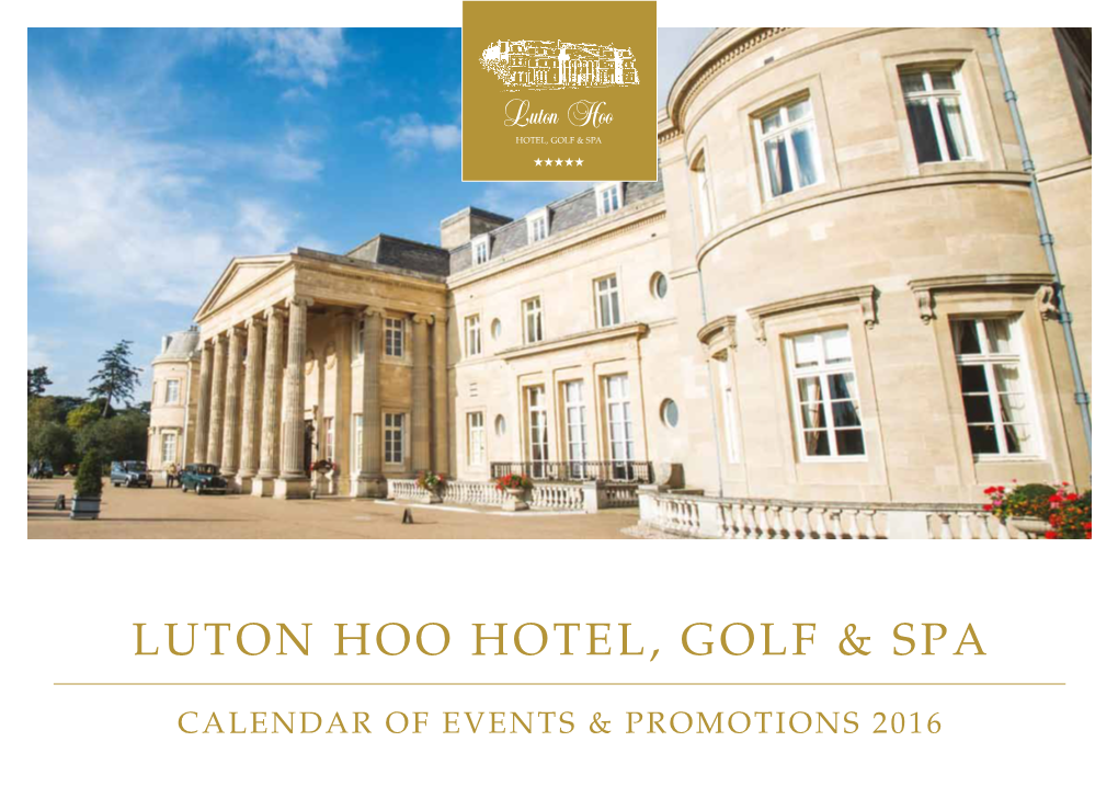 Luton Hoo Hotel, Golf &