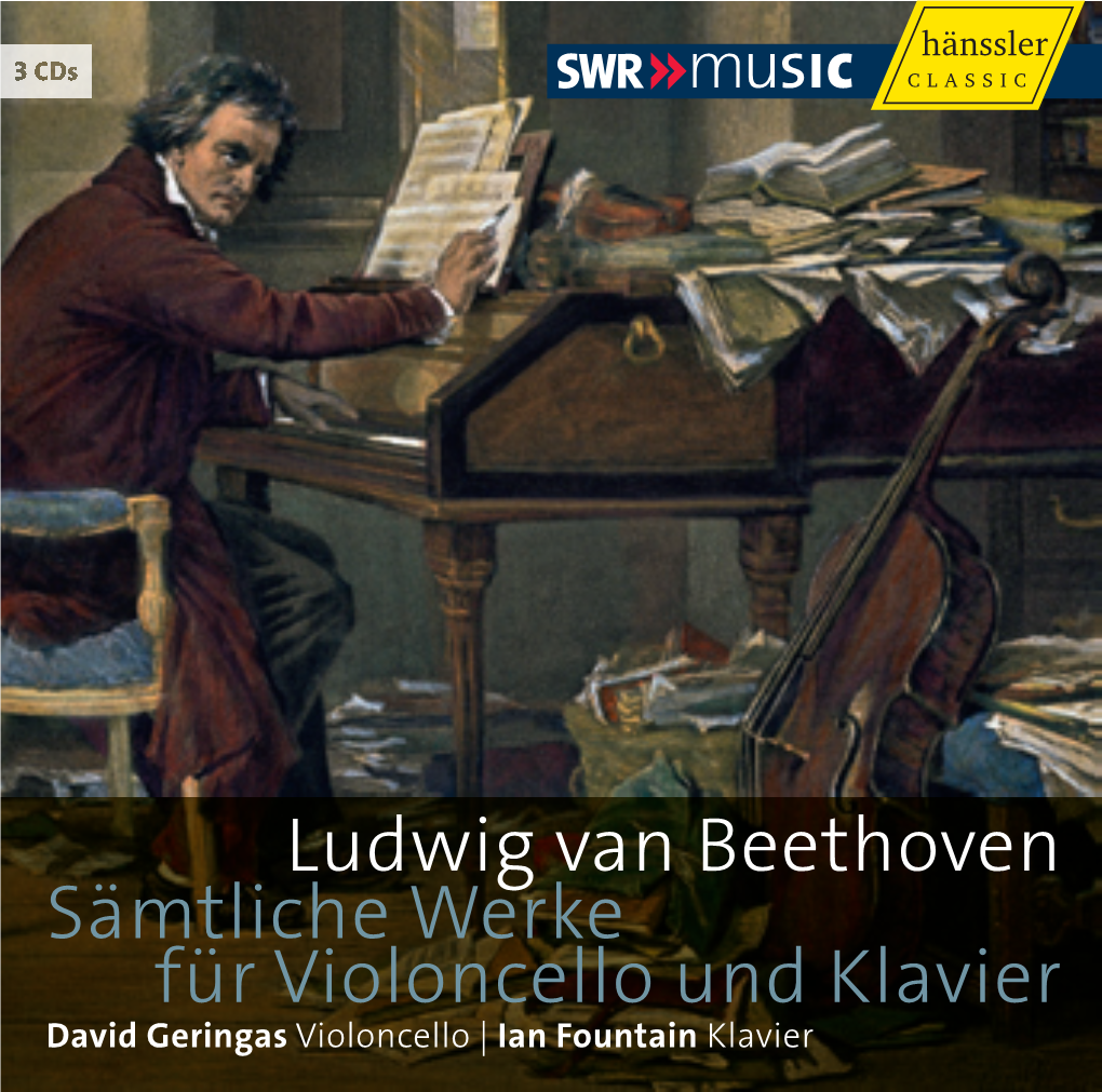 Ludwig Van Beethoven Sämtliche Werke Für Violoncello Und Klavier