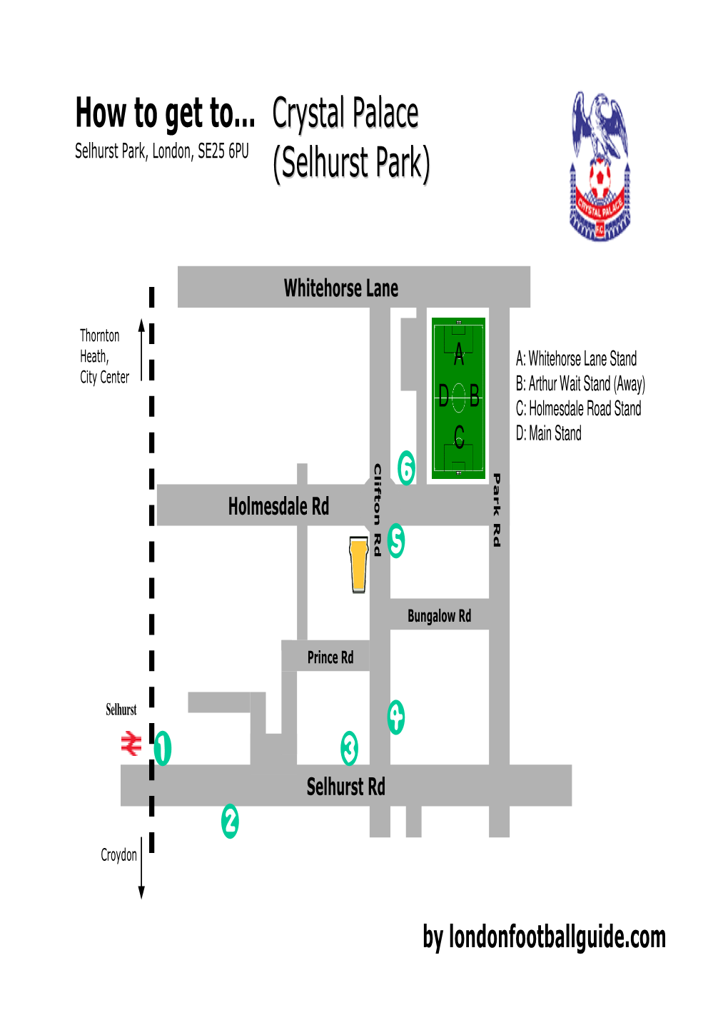 Selhurst Park, London, SE25 6PU (Selhurst Park)