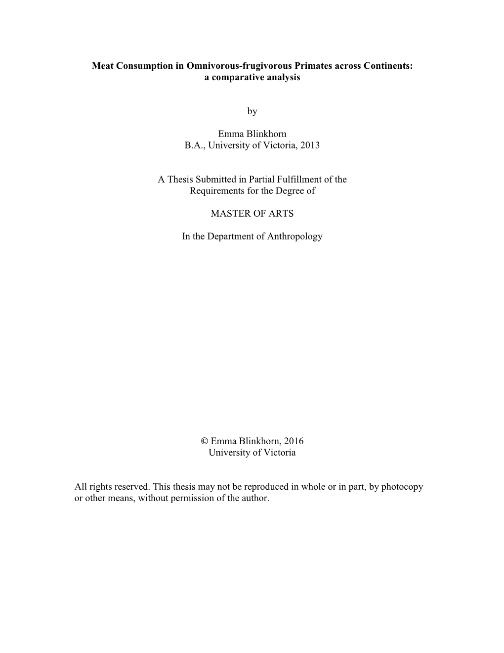 Meat Consumption in Omnivorous-Frugivorous Primates Across Continents: a Comparative Analysis