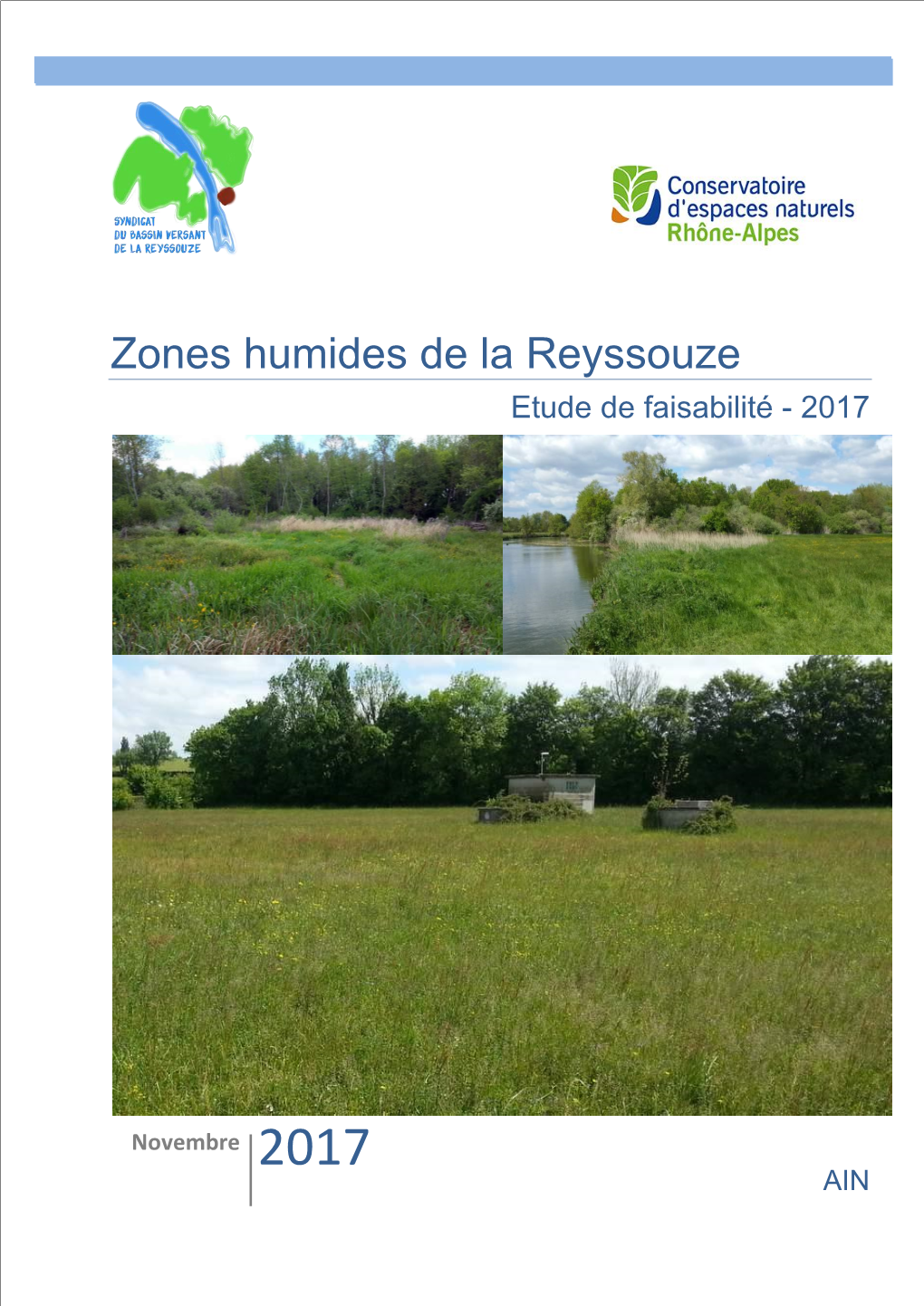Zones Humides De La Reyssouze Etude De Faisabilité - 2017