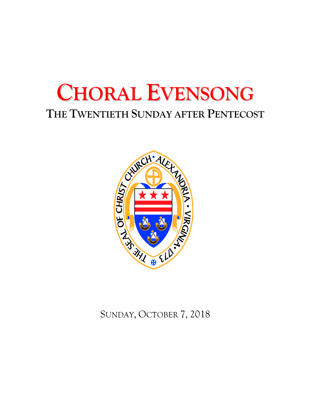 Choral Evensong