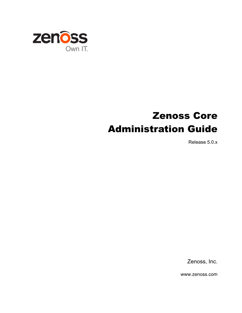 Zenoss Core Administration Guide