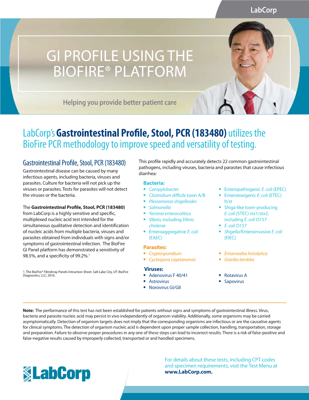 Gi Profile Using the Biofire® Platform