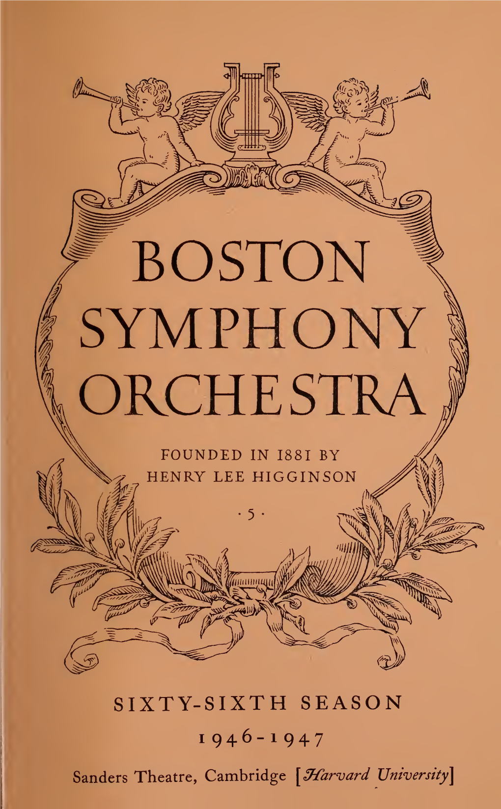 Boston Symphony Orchestra Concert Programs, Season 66,1946