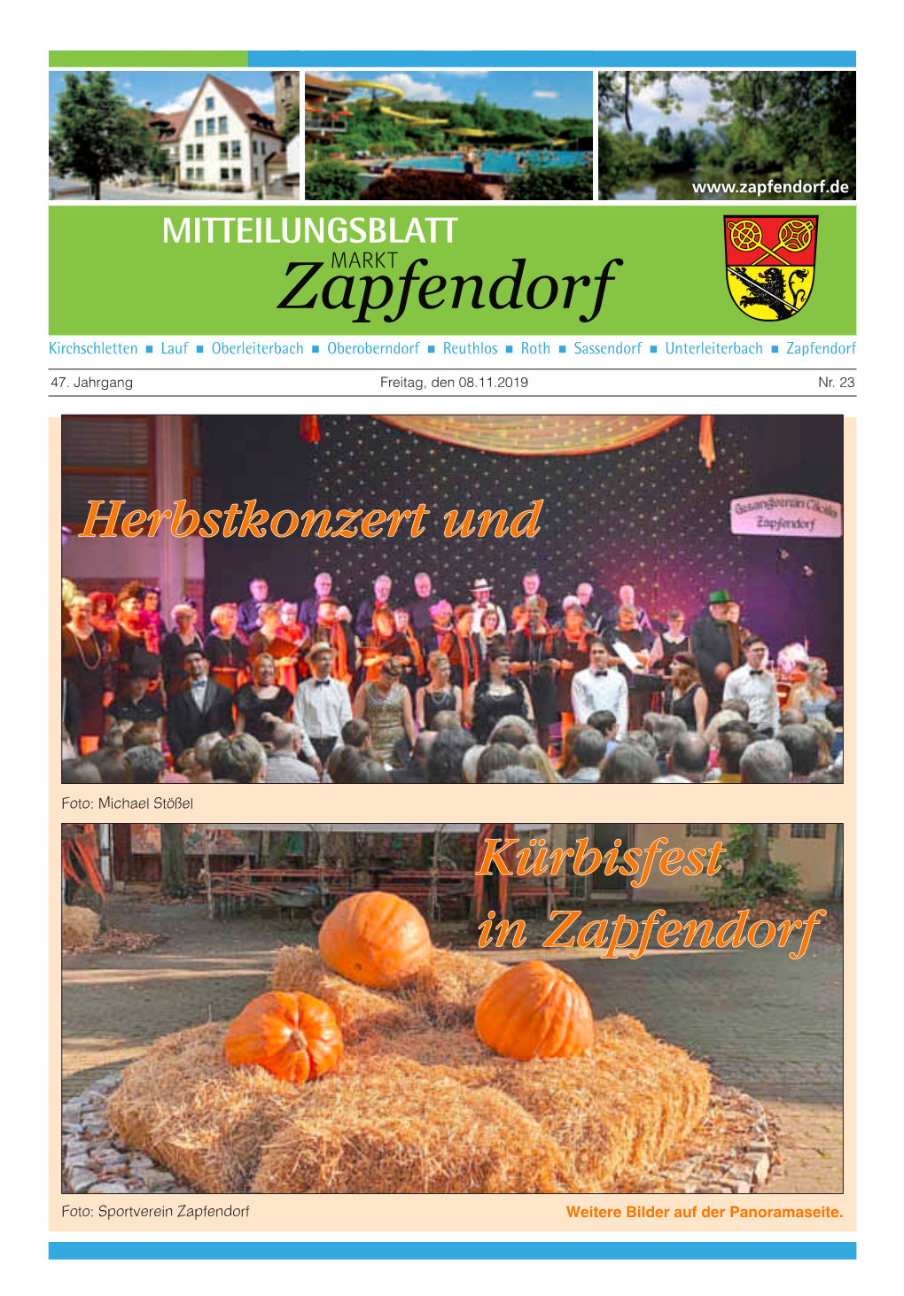 Kürbisfest in Zapfendorf Herbstkonzert