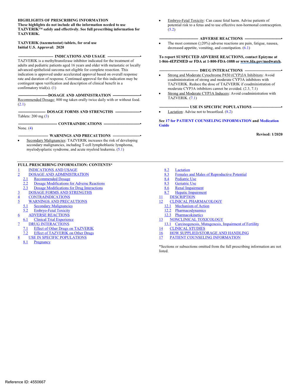 PRESCRIBING INFORMATION • Embryo-Fetal Toxicity: Can Cause Fetal Harm