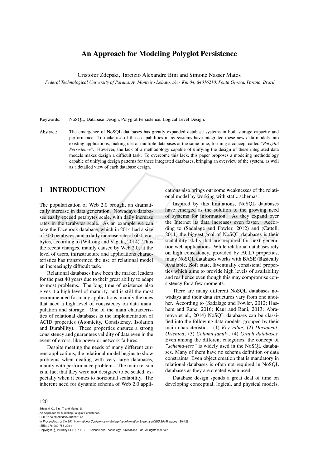 An Approach for Modeling Polyglot Persistence