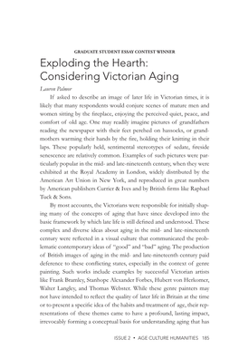 Considering Victorian Aging
