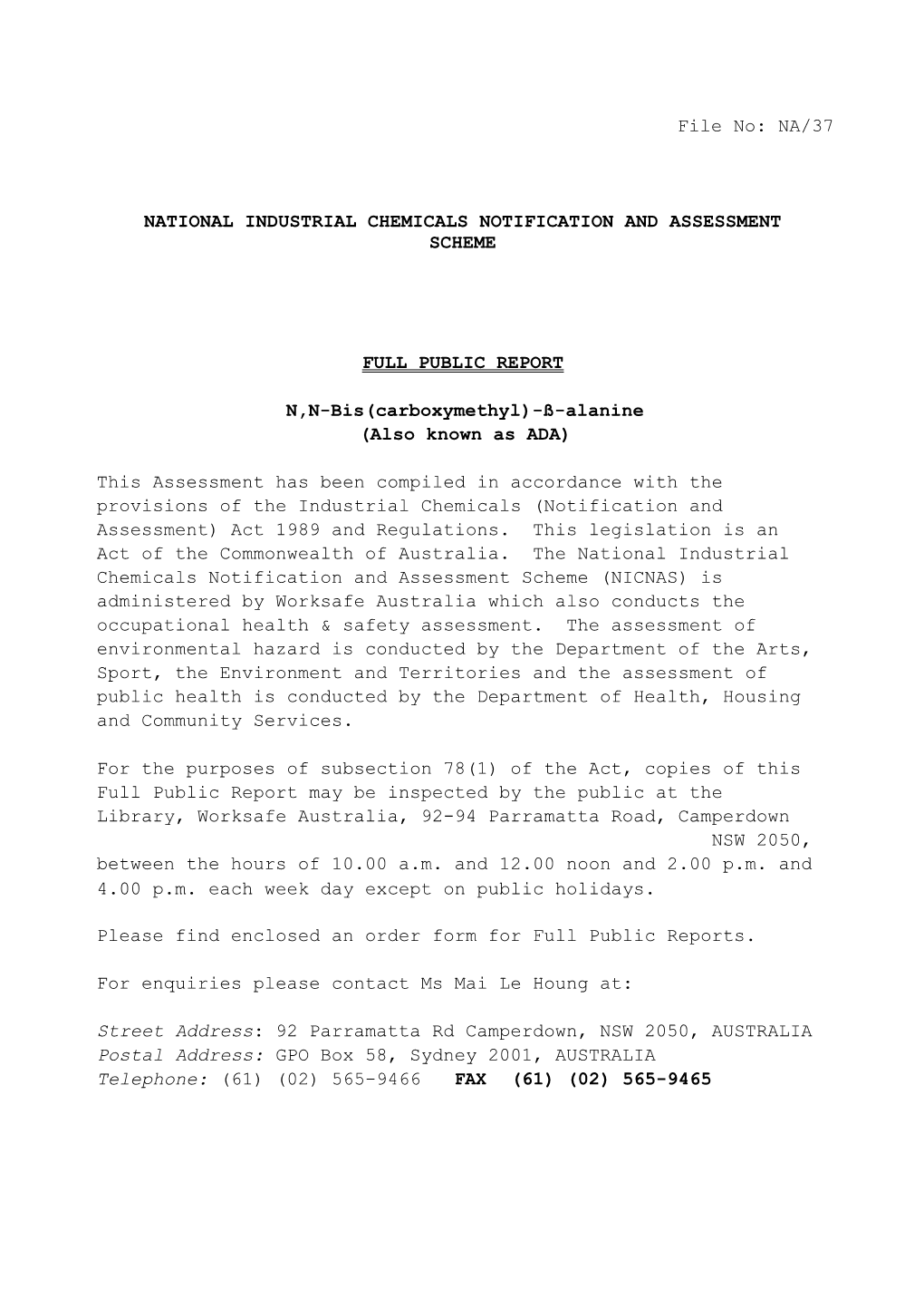 National Industrial Chemicals Notification and Assessment Scheme s28