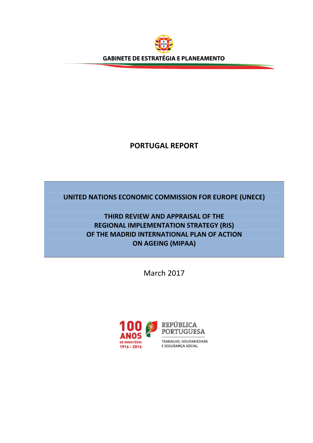 PORTUGAL REPORT March 2017
