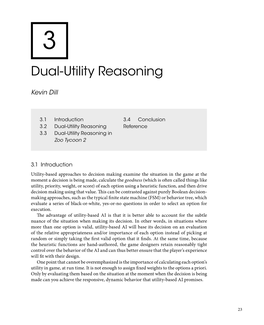 Dual-Utility Reasoning