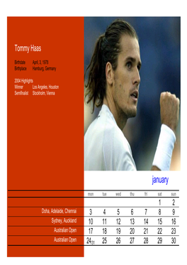 Tennis Calendar 2005.Pdf