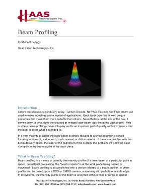 Beam Profiling by Michael Scaggs