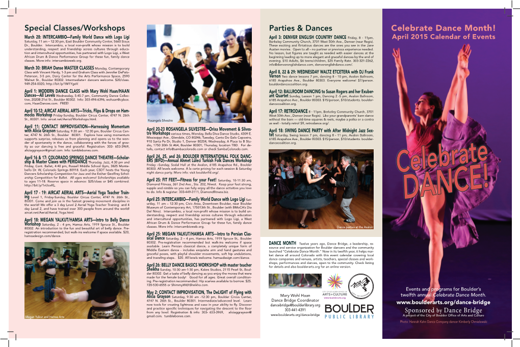 Celebrate Dance Month!