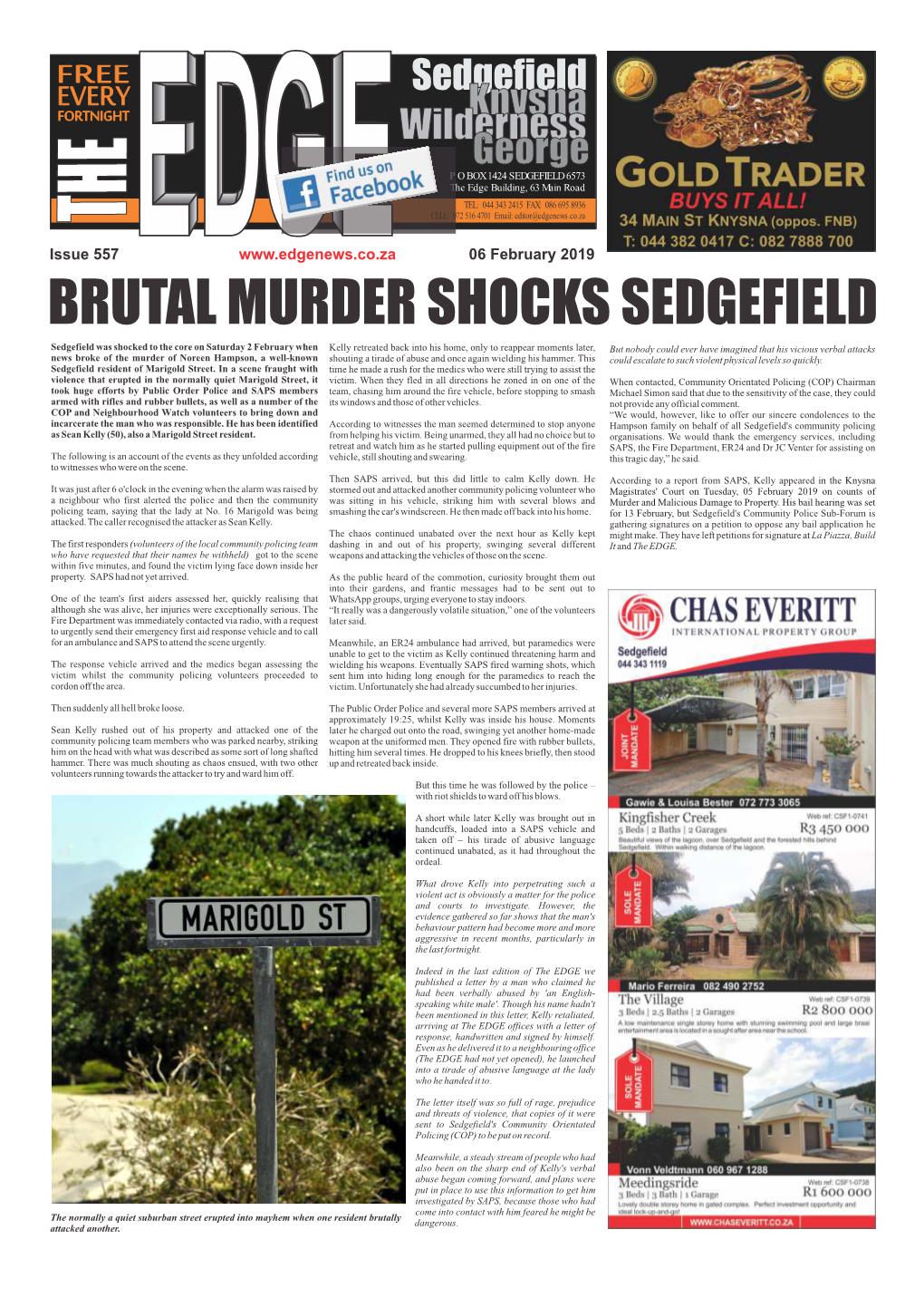 Brutal Murder Shocks Sedgefield