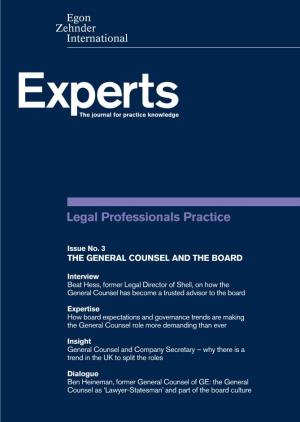 The General Counsel and the Board