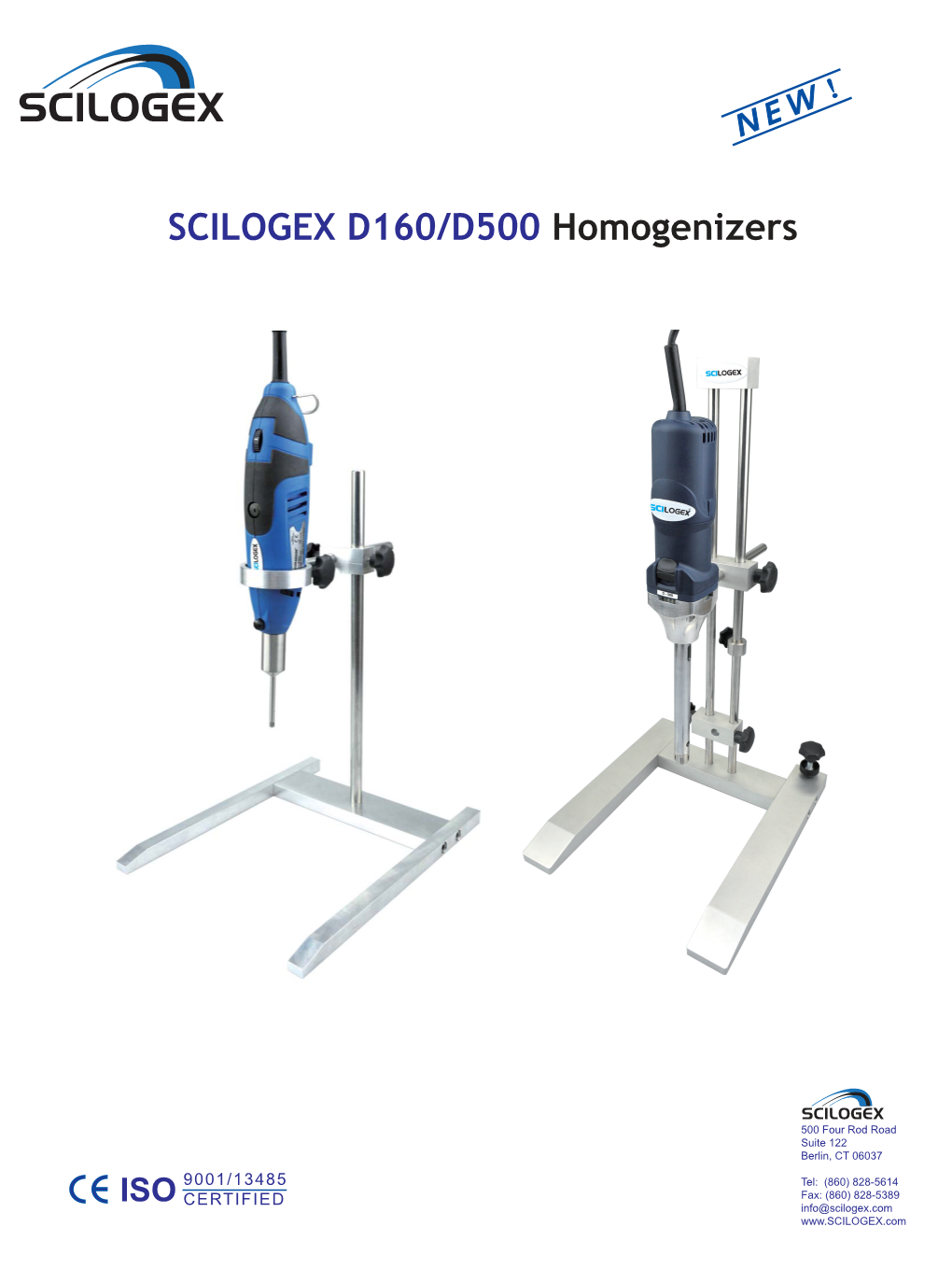 SCILOGEX D160/D500 Homogenizers