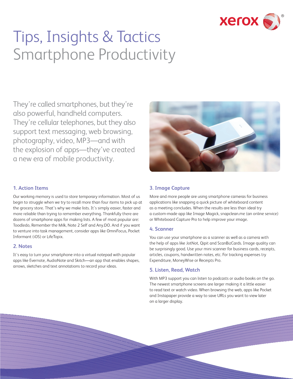 Tips, Insights & Tactics Smartphone Productivity