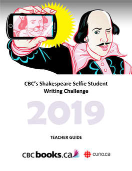 CBC's Shakespeare Selfie Student Writing Challenge