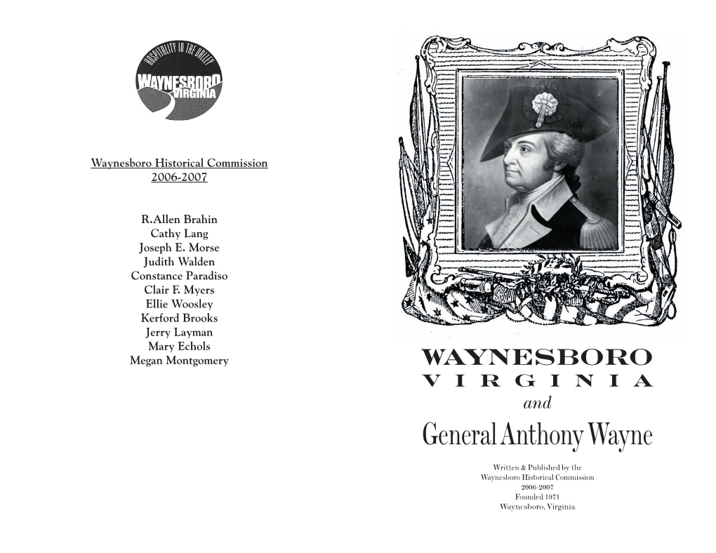 General Anthony Wayne