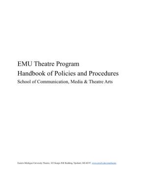 EMU Theatre Handbook