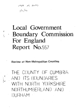 Commission for England Report No.557