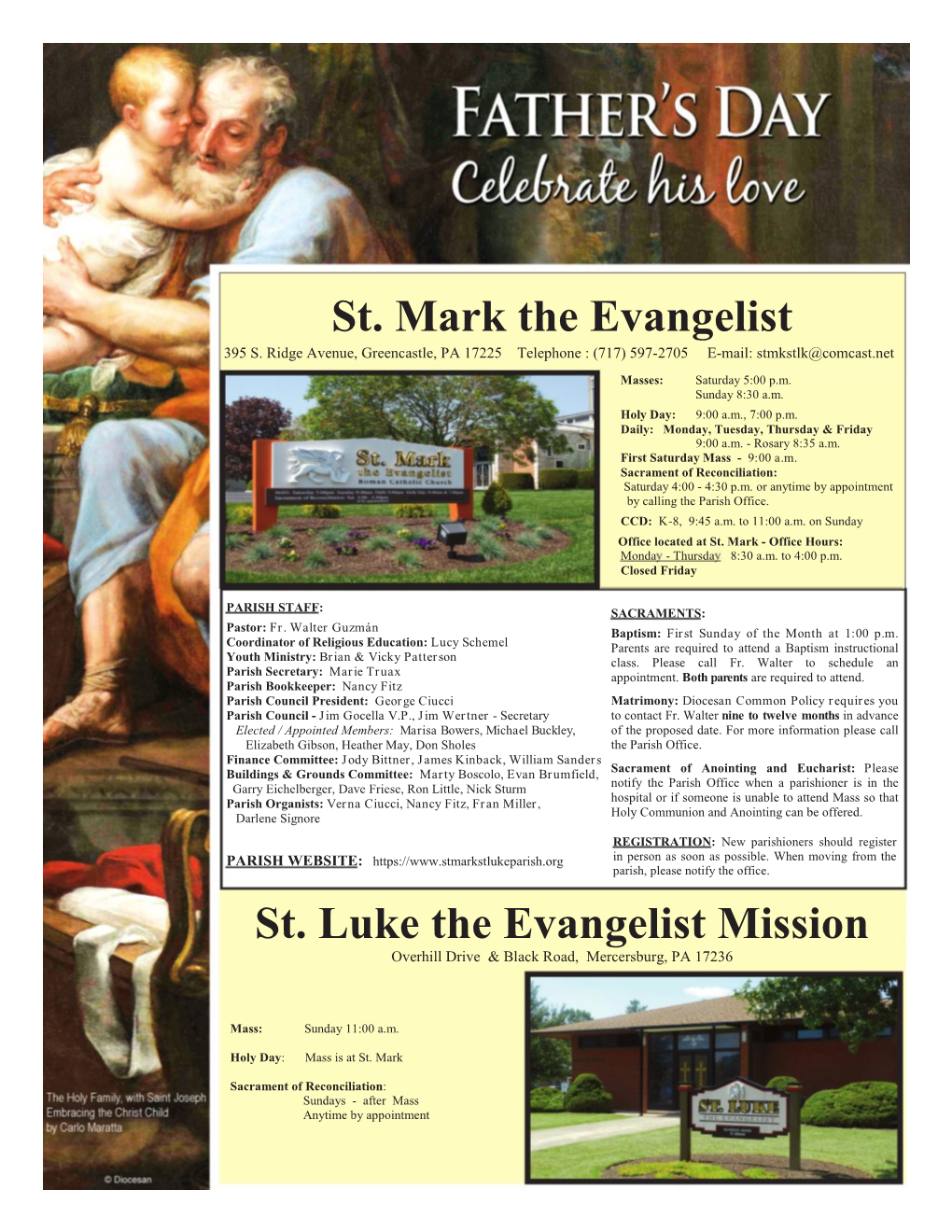 St. Mark the Evangelist St. Luke the Evangelist Mission