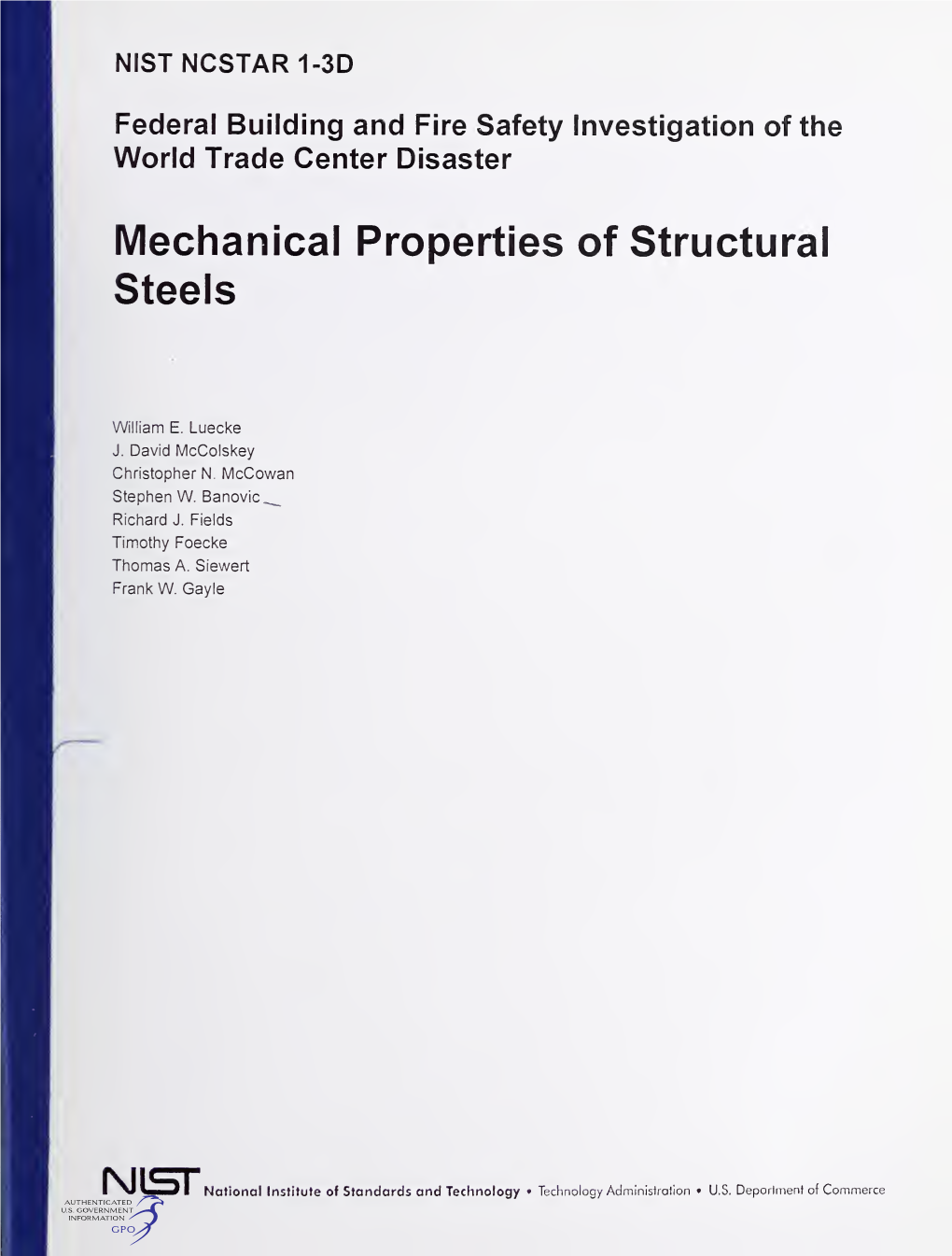 Mechanical Properties of Structural Steels