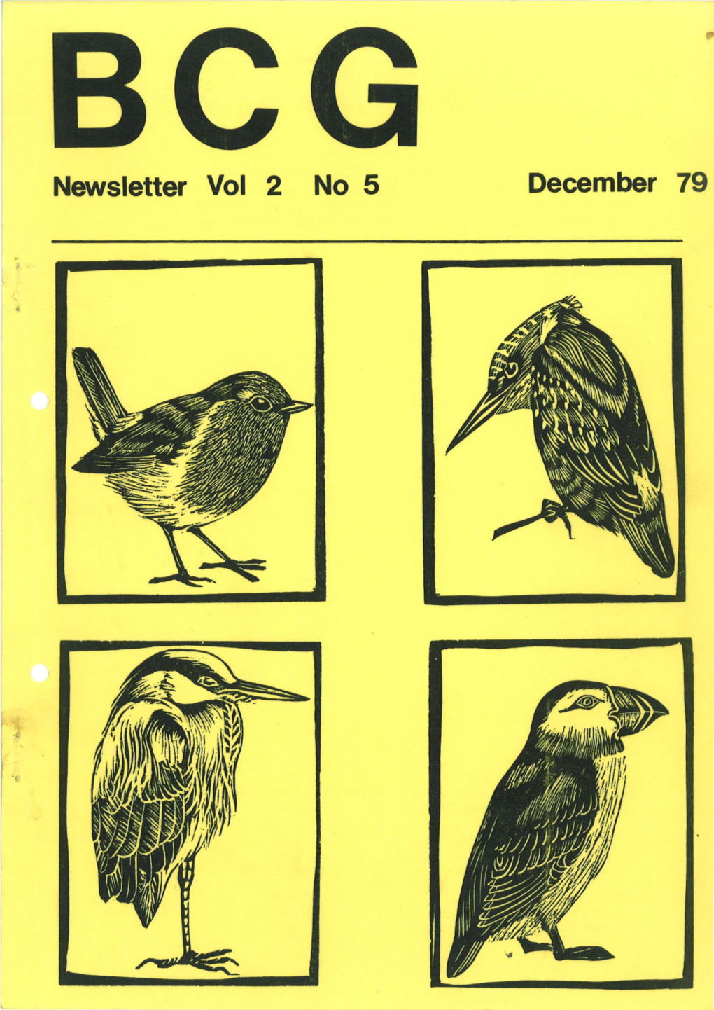 Newsletter Vol 2 No 5 December 79 Editor's Note