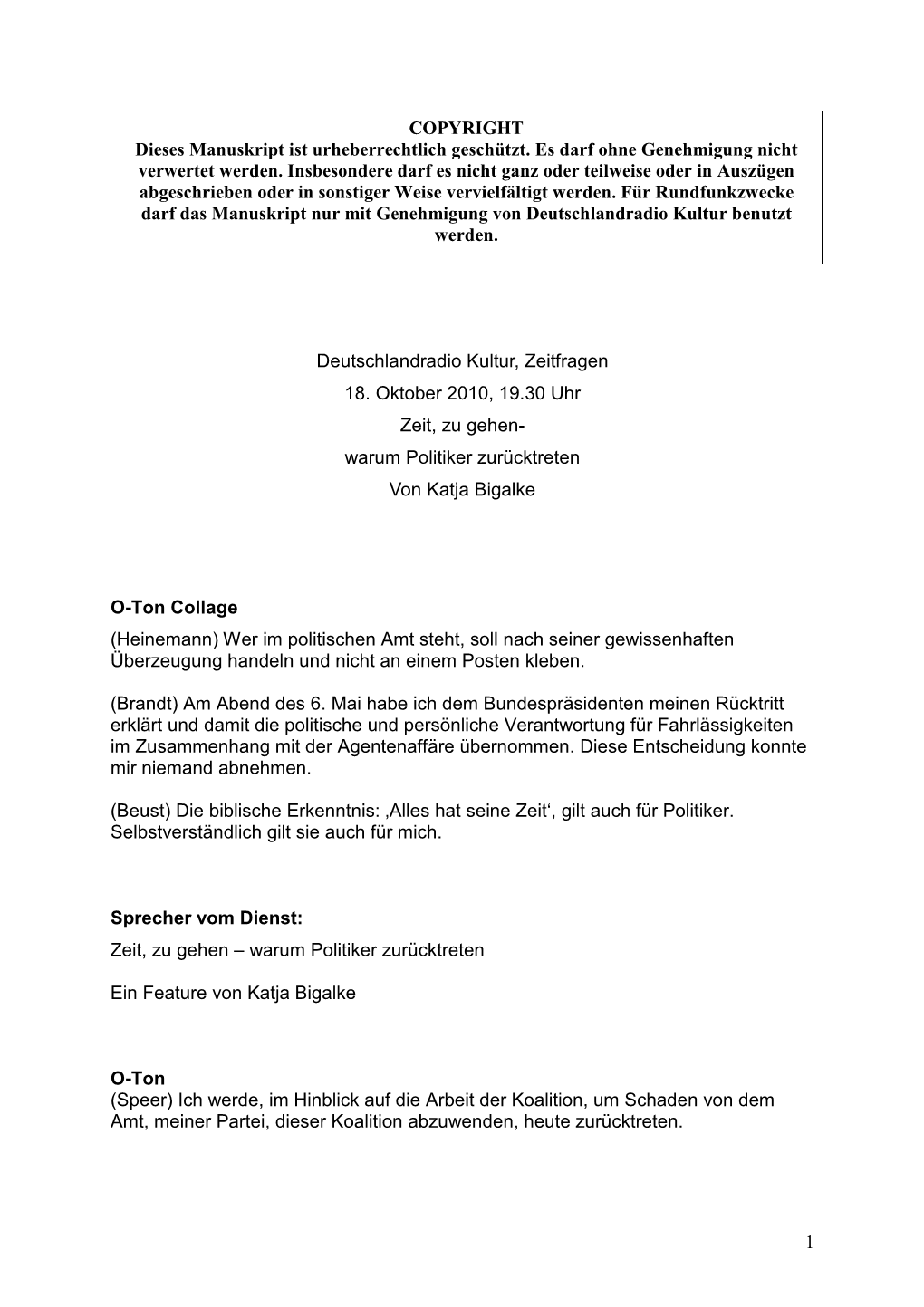 Warum Politiker Zurücktreten (Pdf)