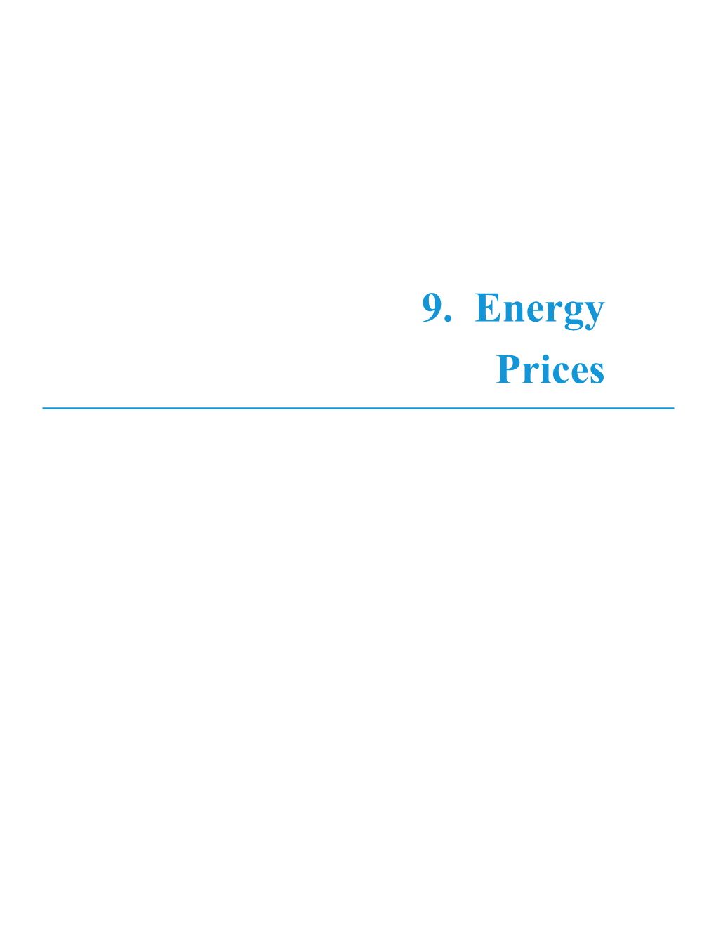 9. Energy Prices