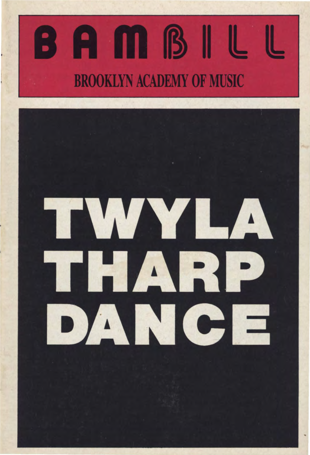 Twyla Tharp Dance