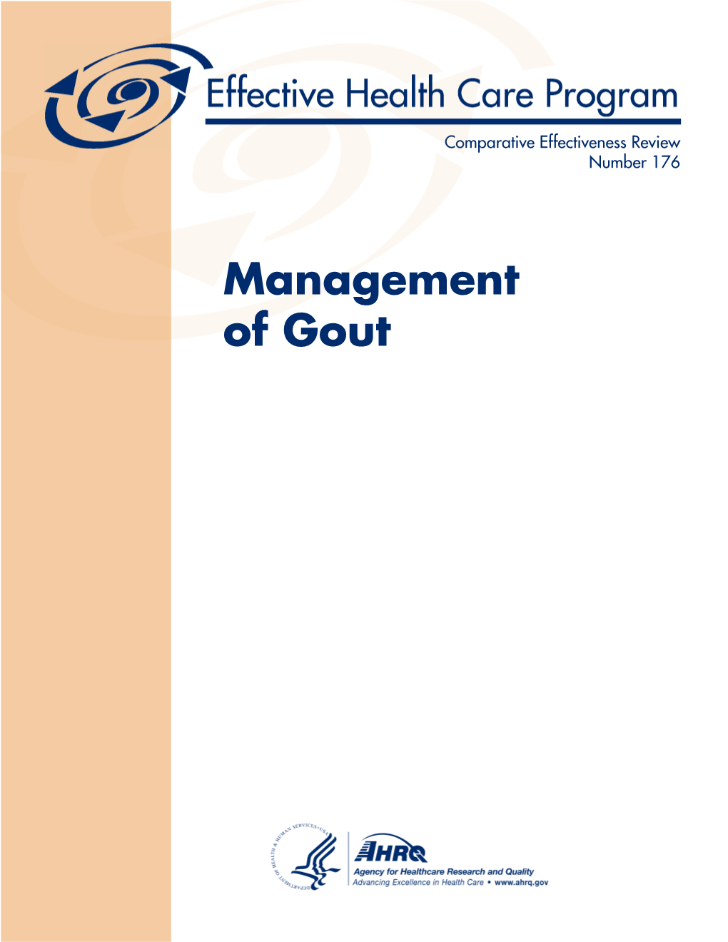 Management of Gout Comparative Effectiveness Review Number 176