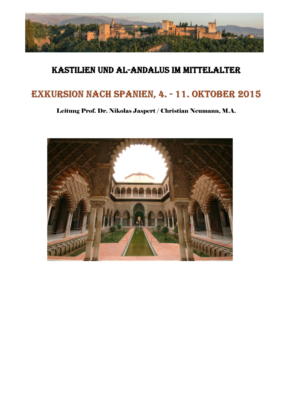 Kastilien Und Al-Andalus Im Mittelalter