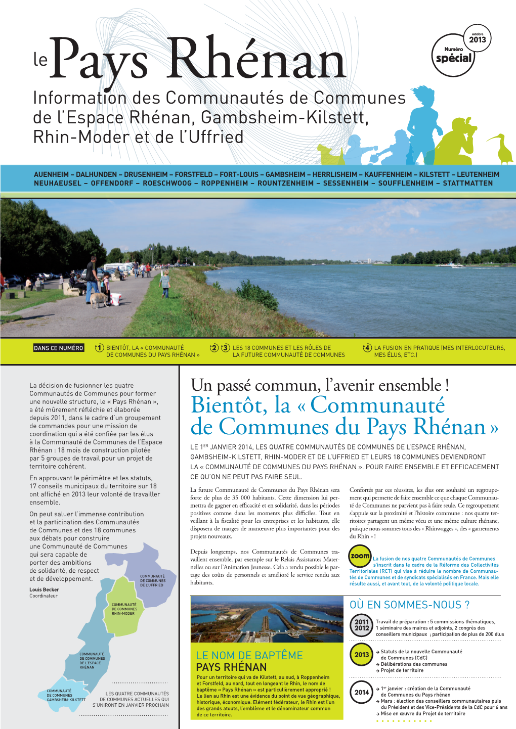 Bientôt, La « Communauté De Communes Du Pays Rhénan »