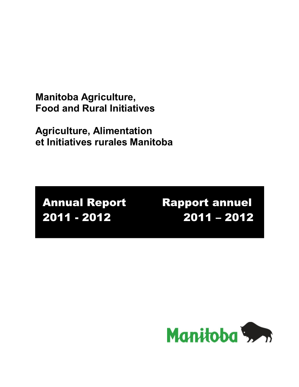 Annual Report Rapport Annuel 2011