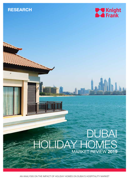 Dubai Holiday Homes Market Review 2019