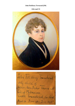 John Fitzhenry Townsend [250] John Aged 16