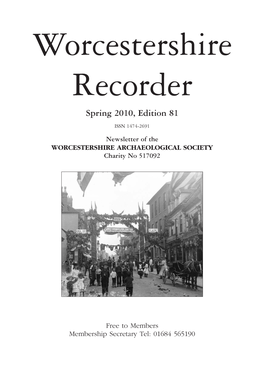 Worcs Recorder Issue 81