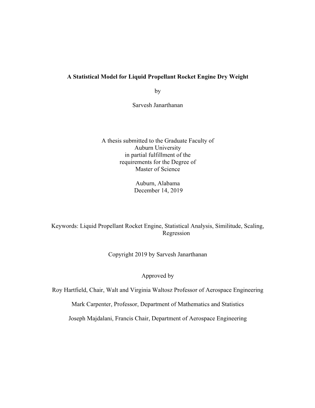 Masters Thesis Liquid Rocket Engine.Pdf