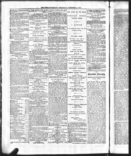 The Tbbsdaub Mercury—Wbdmbhday, November 15, 1876. Teesdale House, J. Howson D E a T H and I N J U R I