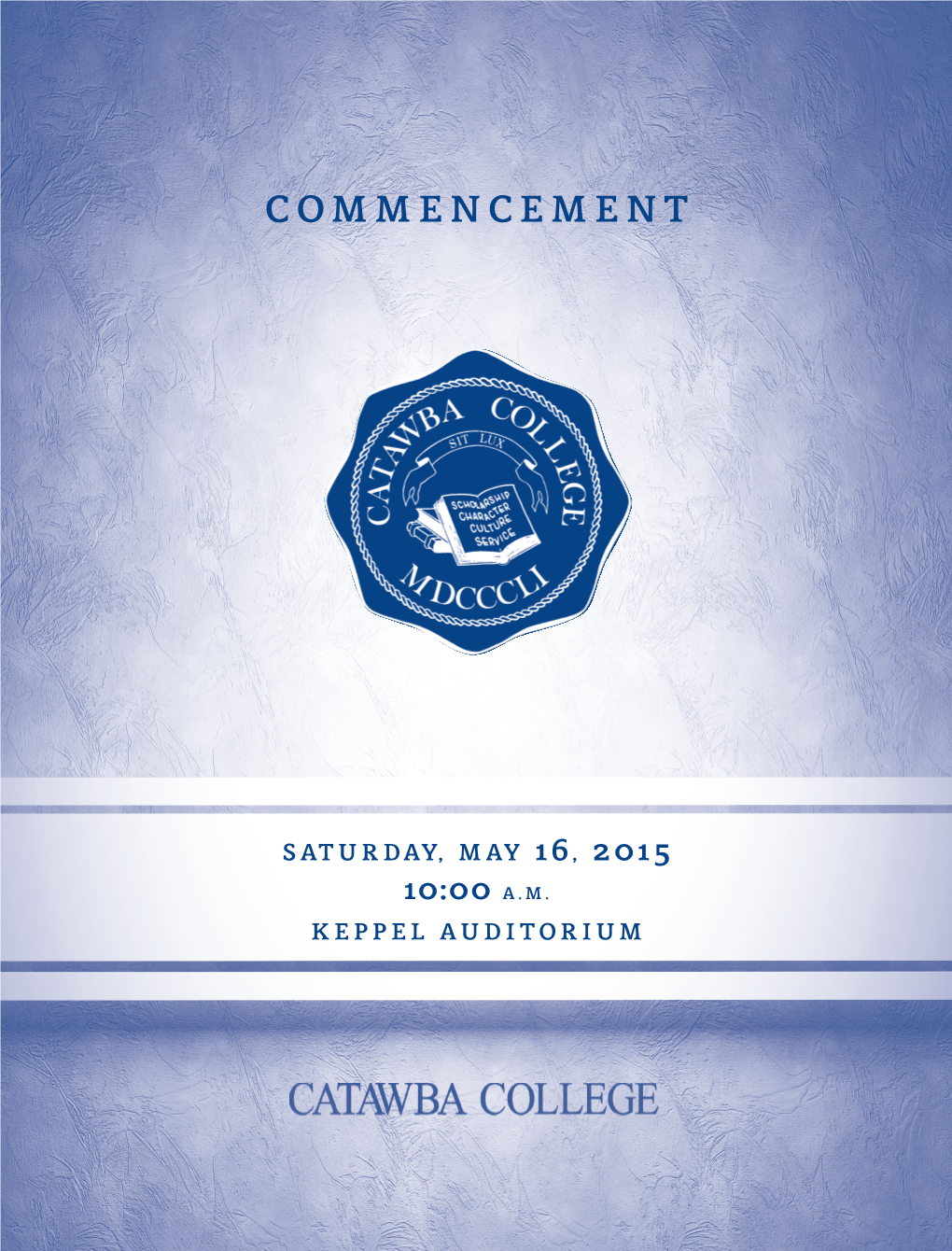 Commencementprogram Day 2015 Layout 1 5/14/2015 2:30 PM Page 2